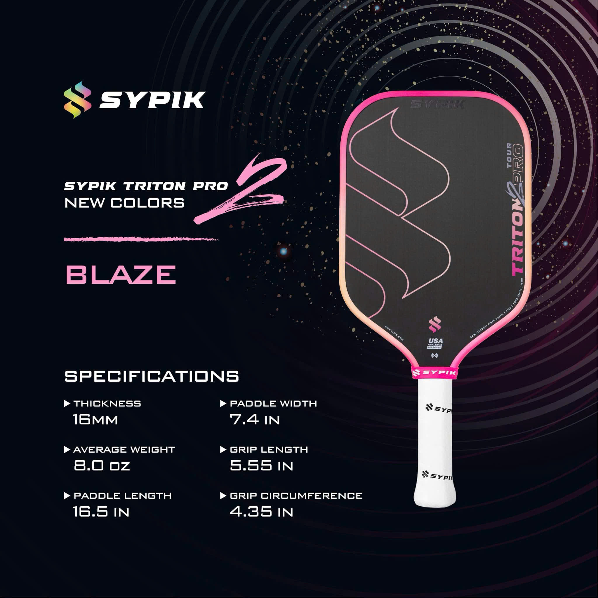 Vợt Pickleball Sypik Triton Pro